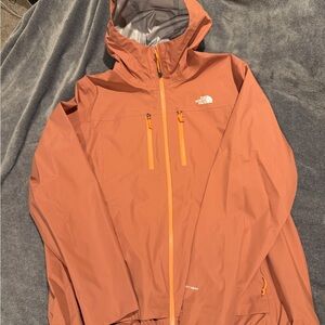 The North Face Rust Orange Hooded Ski Jacket